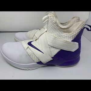 Nike Air Zoom LeBron James Soldier XII 12 TB purple and white Size 18